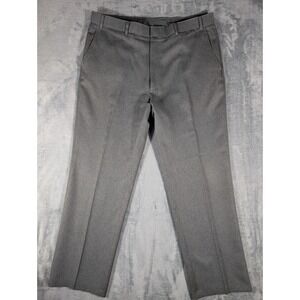 Vintage Levi's Action Slacks Men's 36x30 Gray Straight Leg Flat Front Dress Pant